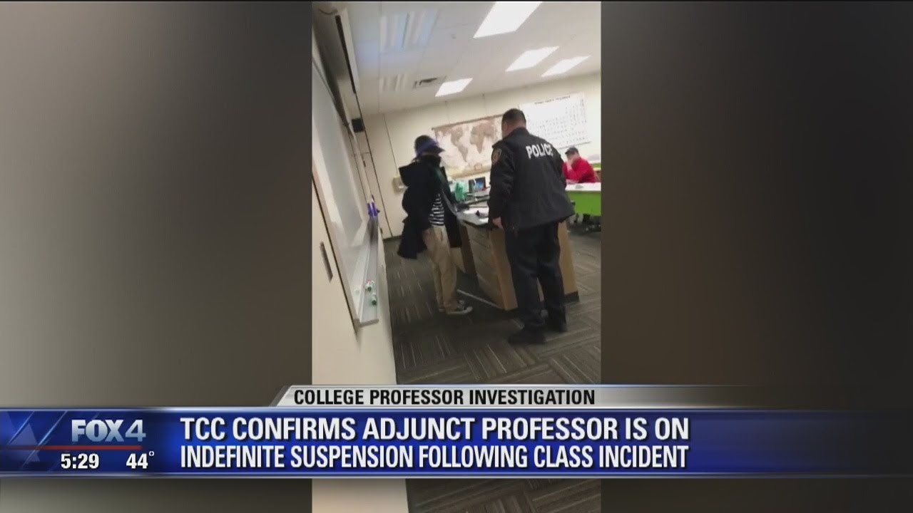 Tarrant County College professor suspended after bizarre behavior