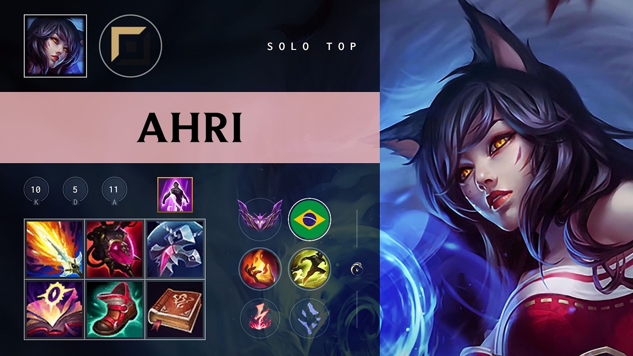 Ahri Top vs Riven - BR Master Patch 26.09