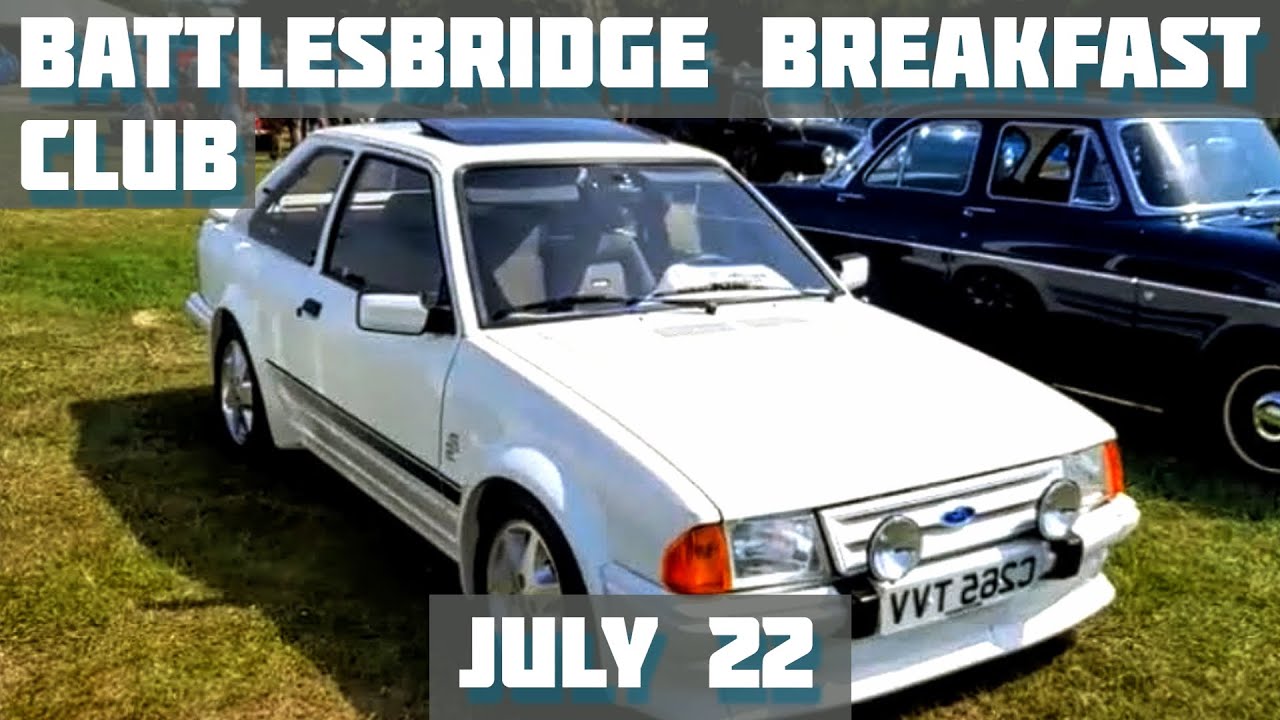 Classic car breakfast club - Battlesbridge - July 2022