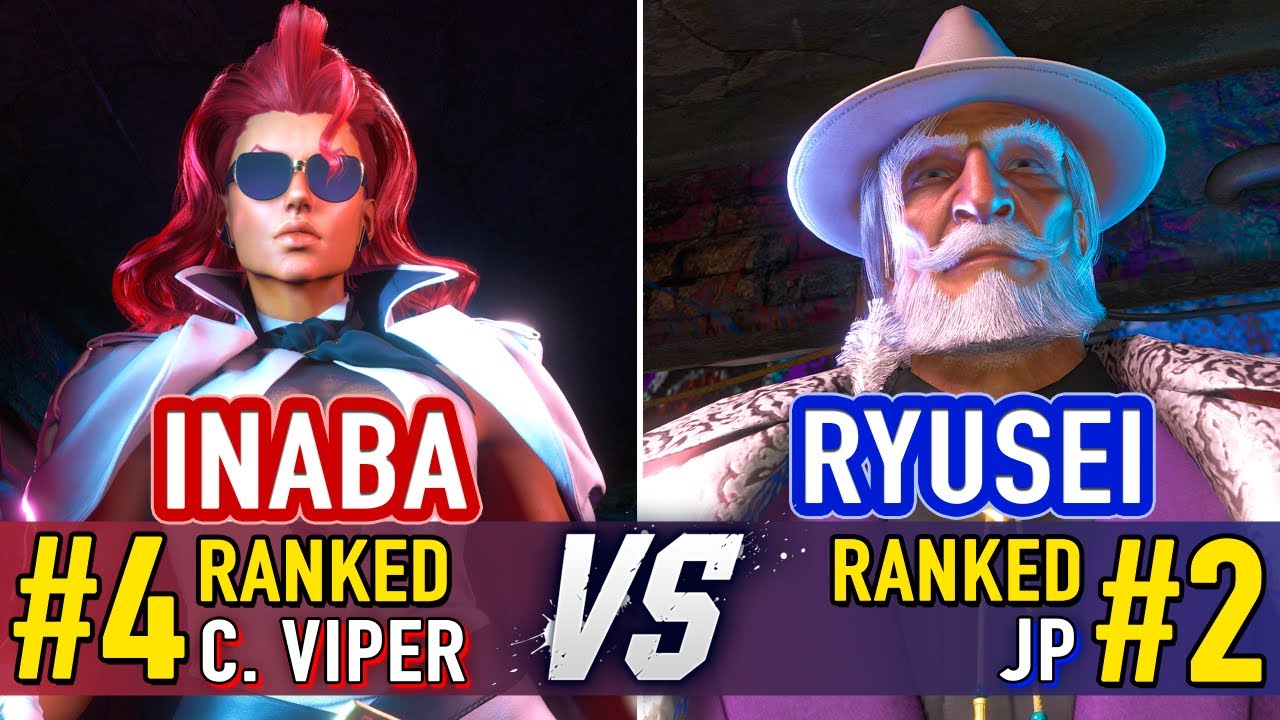 SF6 🤜 Inaba (#4 Ranked C. Viper) vs Ryusei (#2 Ranked JP) 🤛 SF6 High Level Gameplay