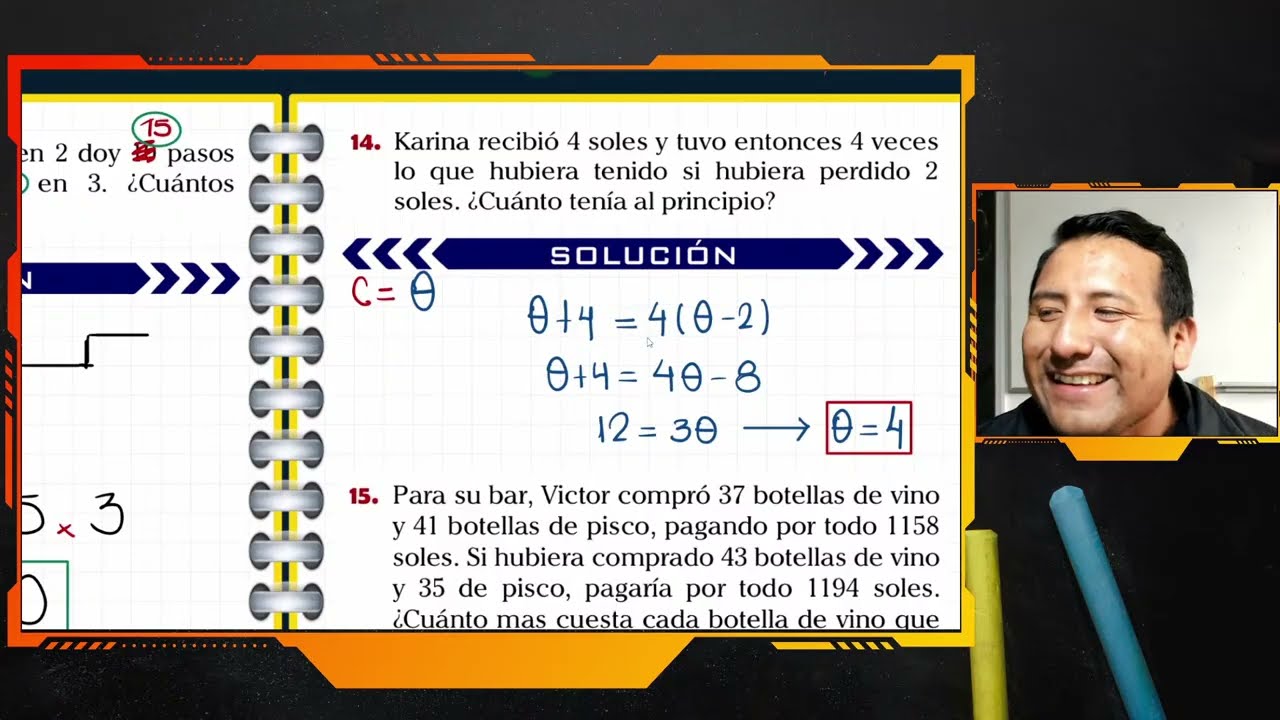 PLANTEO DE ECUACIONES | RAZONAMIENTO MATEMÁTICO