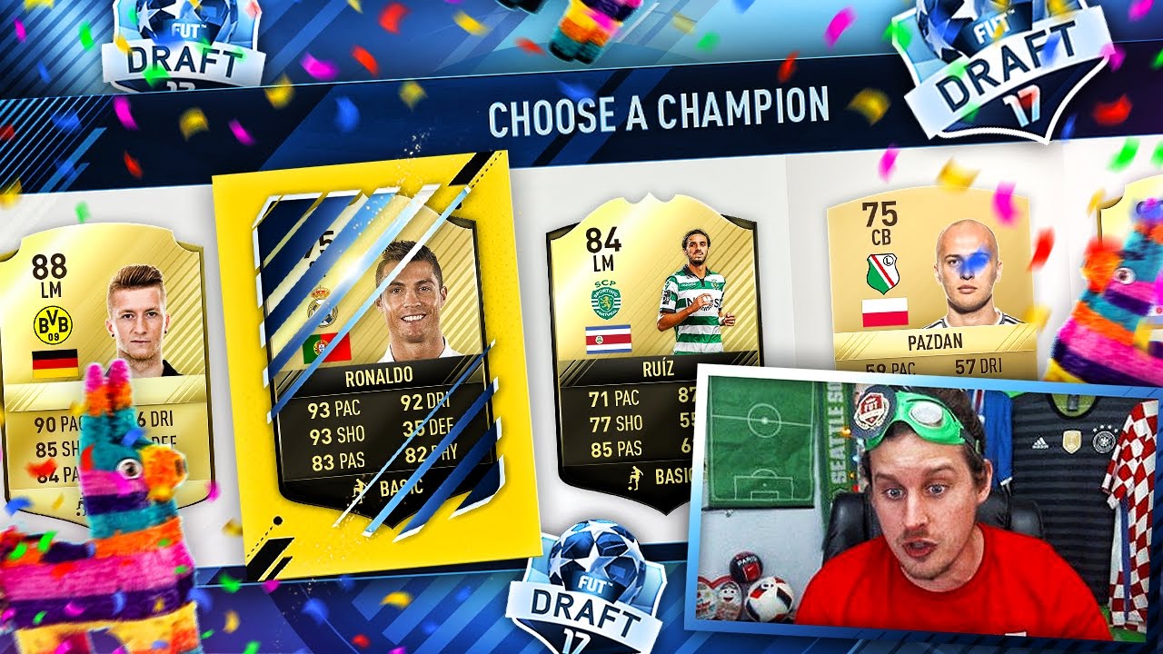 LEGEND BEST MESSI AND NEYMAR ULTIMATE CHAMPIONS LEAGUE FUT DRAFT! FIFA 17 ULTIMATE TEAM