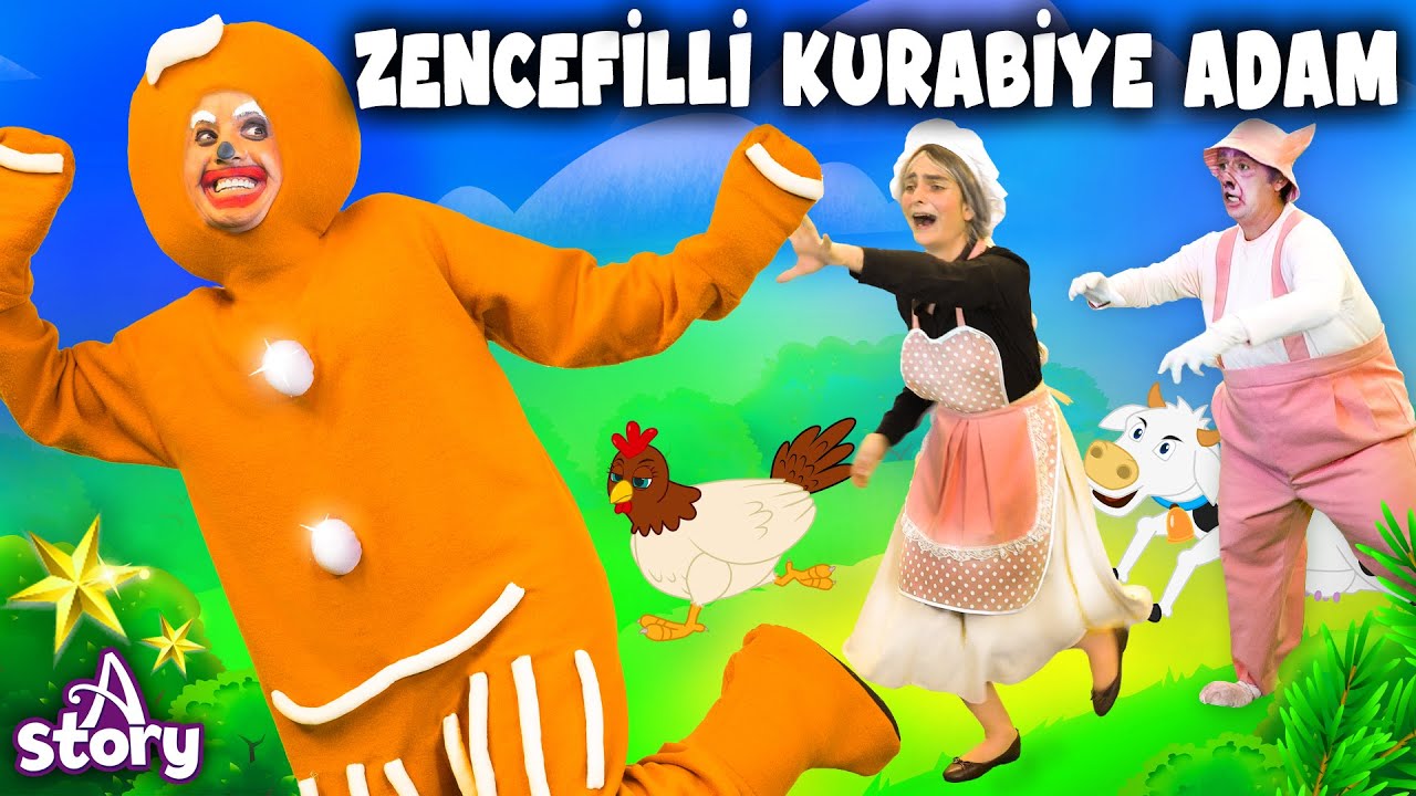 Zencefilli Kurabiye Adam | Türkçe Masallar Hikayeler | A Story Turkish