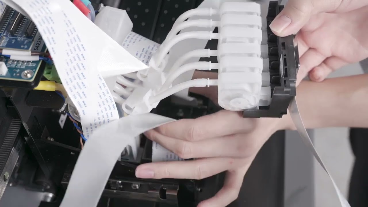 Prestige R2   White Printhead Replacement