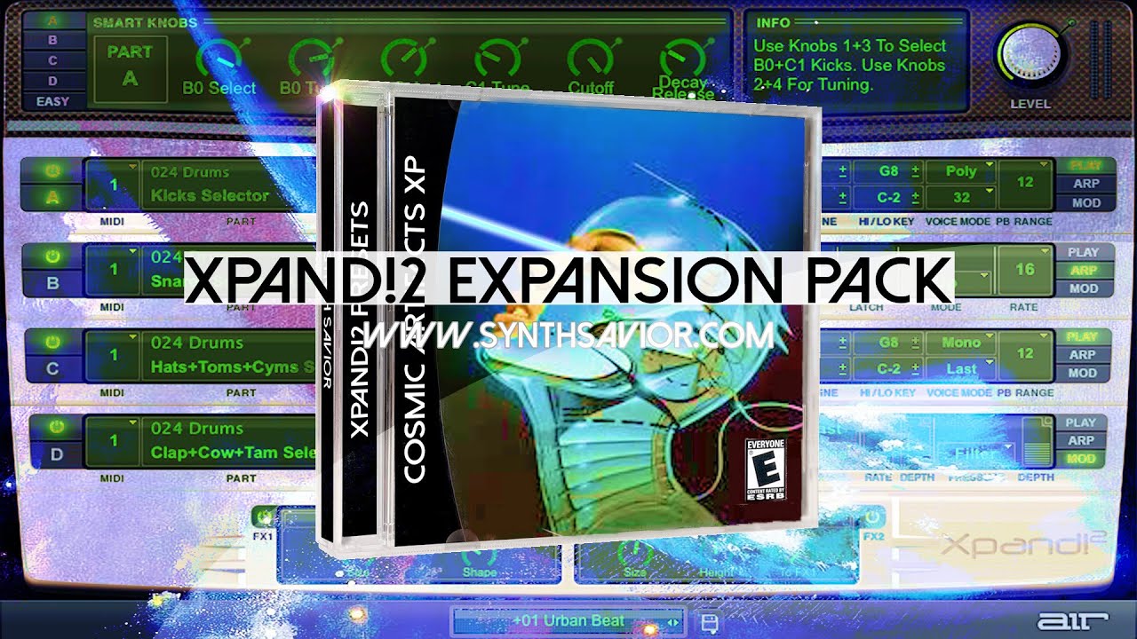 Xpand!2 Presets | Cosmic Artifacts XP | Sound Bank Expansion