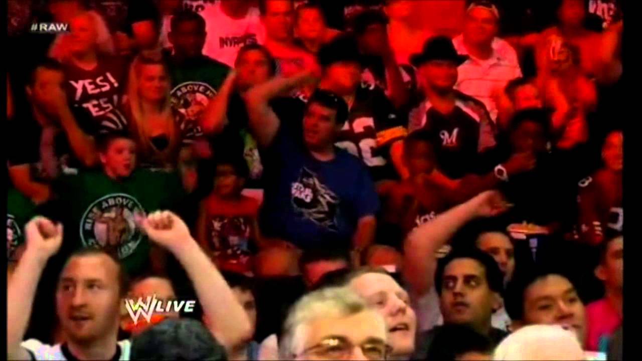 ''FEED ME MORE'' chant Ryback vs. Swagger 27 Ağustos 2012
