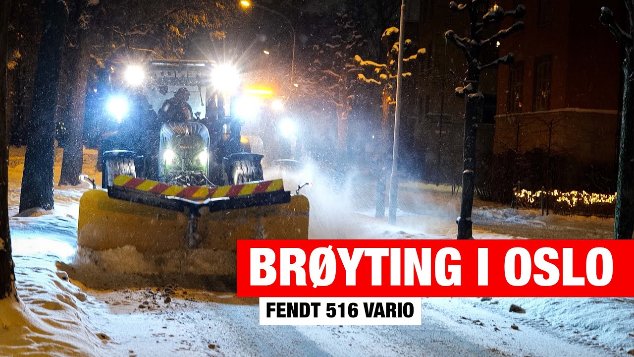Brøyting i Oslo med Fendt 500