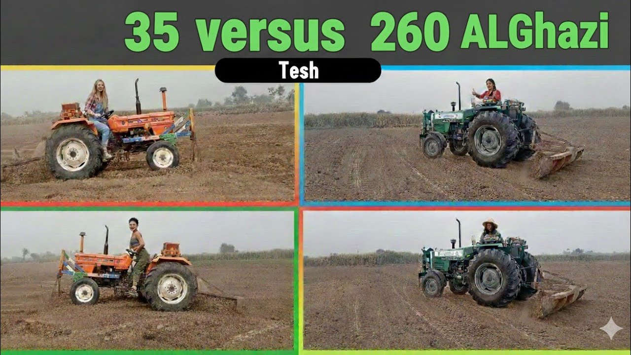 385 tractor new model versus 260 hp alghzai tractor old model tractor 🚜🚜😲✅📸✅⚡⚡