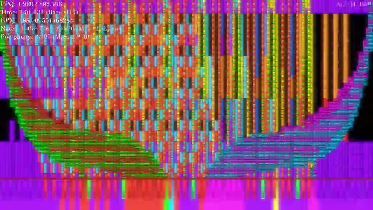 [Black MIDI] Tau 3 The Merge Song | 18.84 million notes