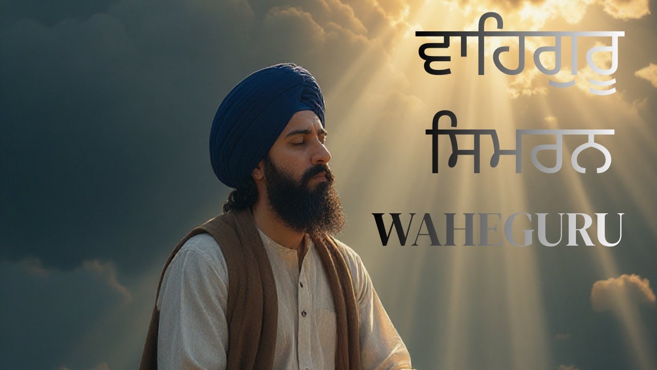 🕊️ Relaxing Waheguru Naam Simran | 1 Hour of Peaceful Gurbani Meditation #wahegurujaap