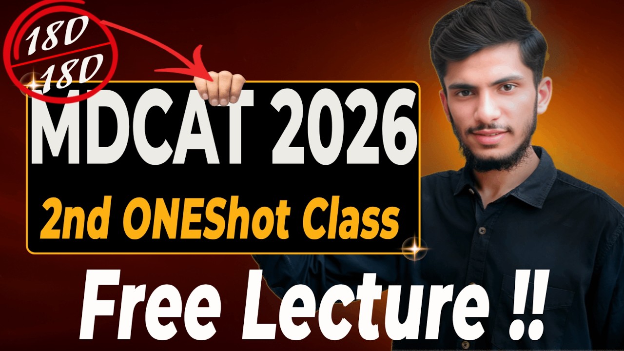MDCAT 2026 🔥| Electrostatics | Coordination & Control |Chemistry of Hydrocarbon| Critical Thinking