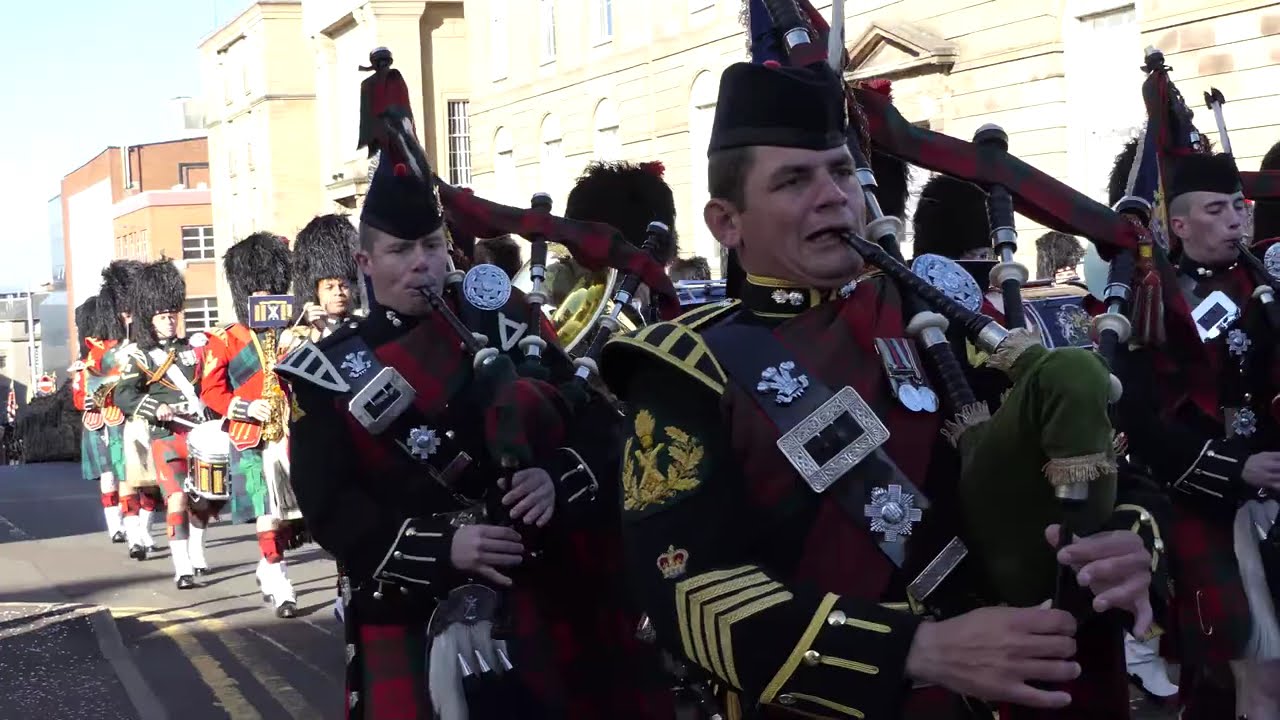 2 SCOTS Homecoming Parade 2018 - Glasgow
