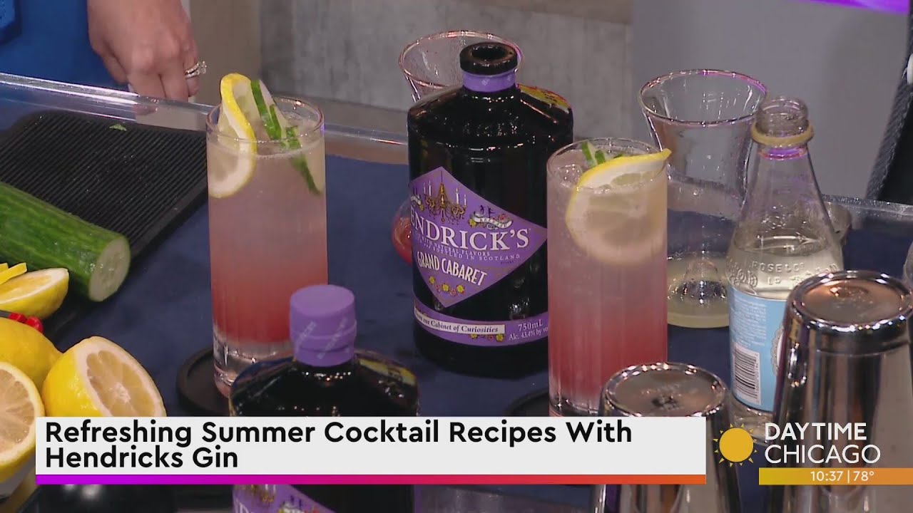Refreshing Summer Cocktail Recipes With Hendricks Gin