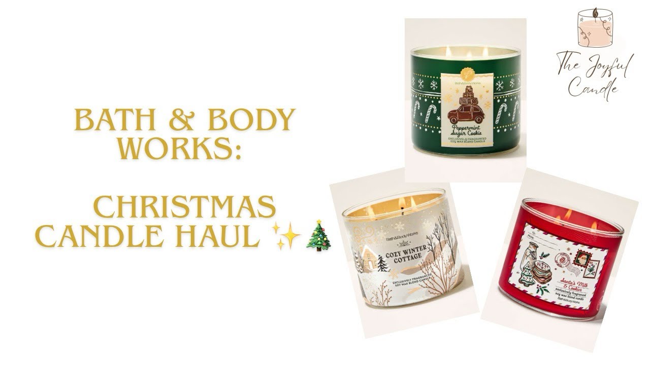 Bath & Body Works Christmas Candle Haul ✨🎄| $10.95 Sale Haul 