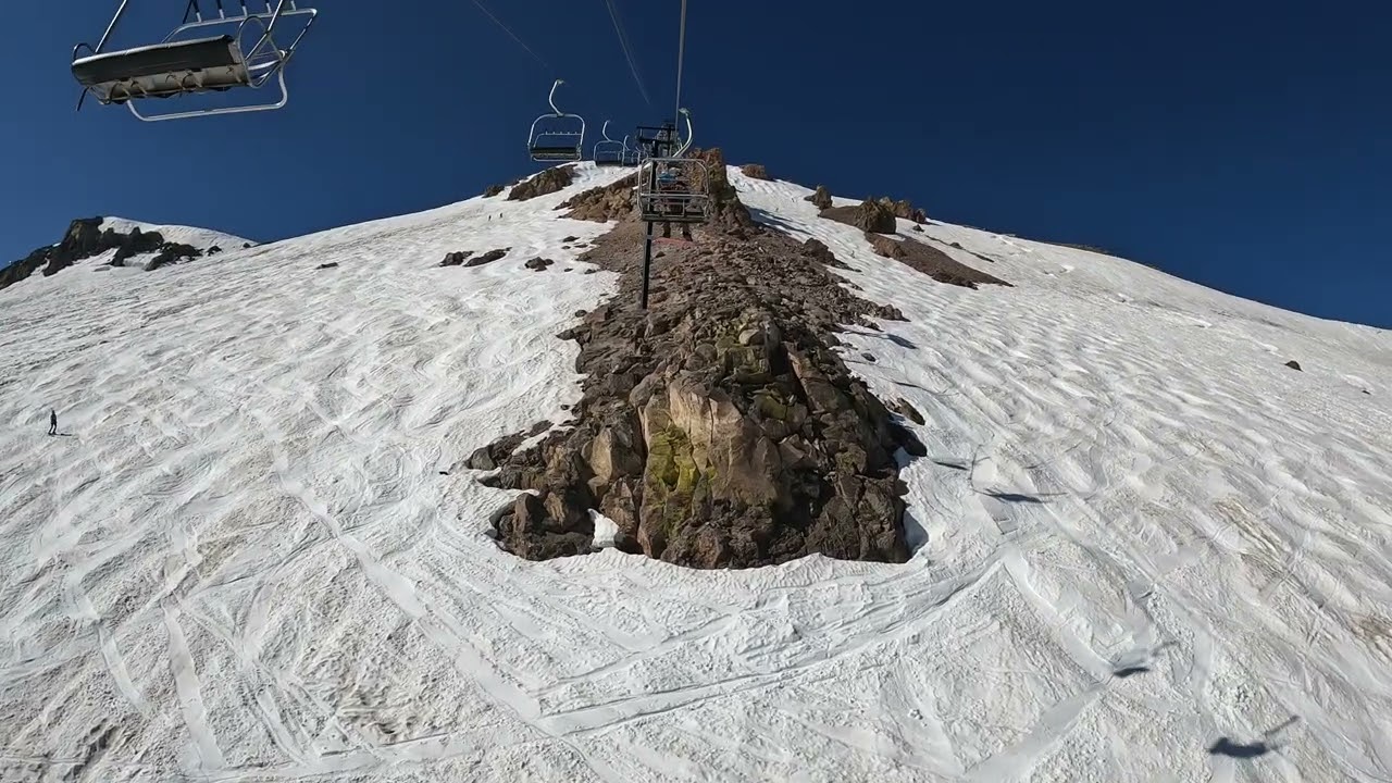 Broadway   Chair 23 Lift View  07 01 2023 Mammonth Ski Snowboarding