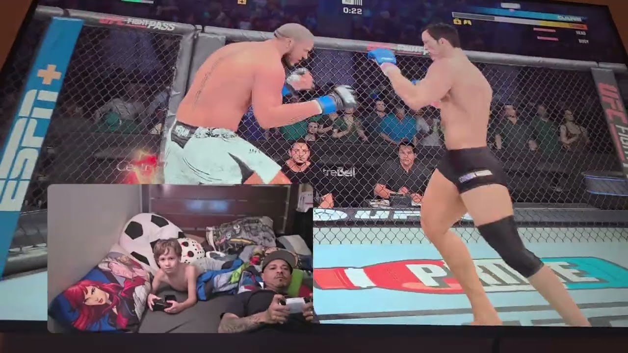 UFC5 video game play with SmokeDeville and bigg will 