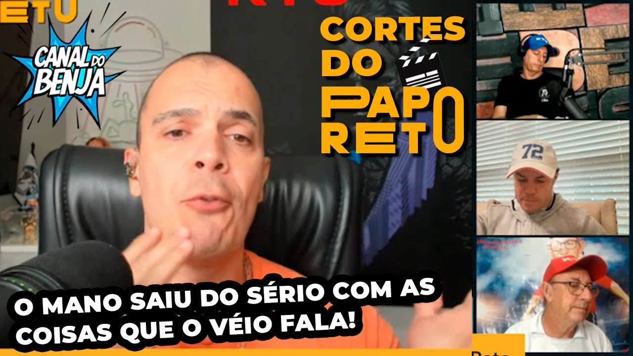 #77 CORTE DO PAPO RETO - O MANO SAIU DO SÉRIO COM AS COISAS QUE O VÉIO FALA!