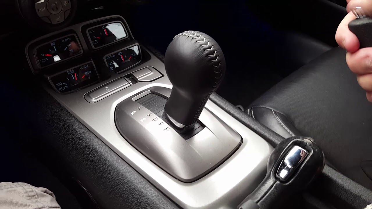 Camaro automatic shifter handle install 5th gen  92213917
