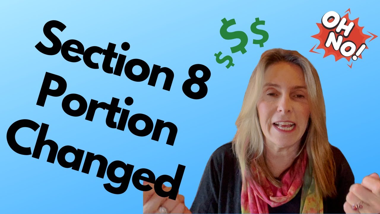 Landlords!  Your Section 8 Tenant's Portion of Rent Changed and The Tenant Will Not Pay -- Answers!