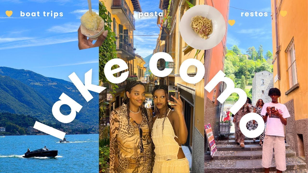 italy chronicles 🍝 | exploring lake como, eating good & boat tours