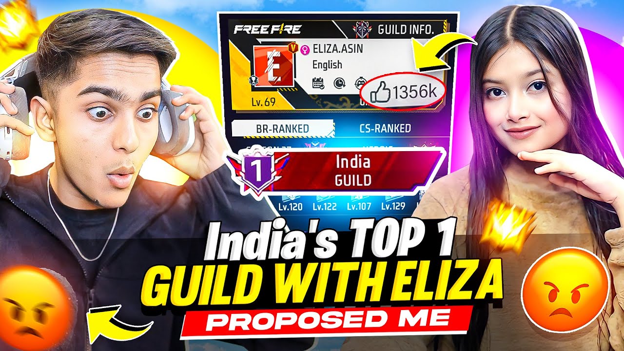 Ajjubhai’s Friend Eliza With India’s Top 1 Challenge Me Gone Wrong 😱 - Garena Free Fire