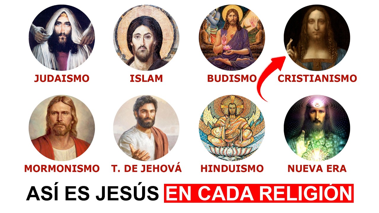 As&iacute; es JES&Uacute;S seg&uacute;n cada Religi&oacute;n | Los fan&aacute;ticos religiosos se ofender&aacute;n