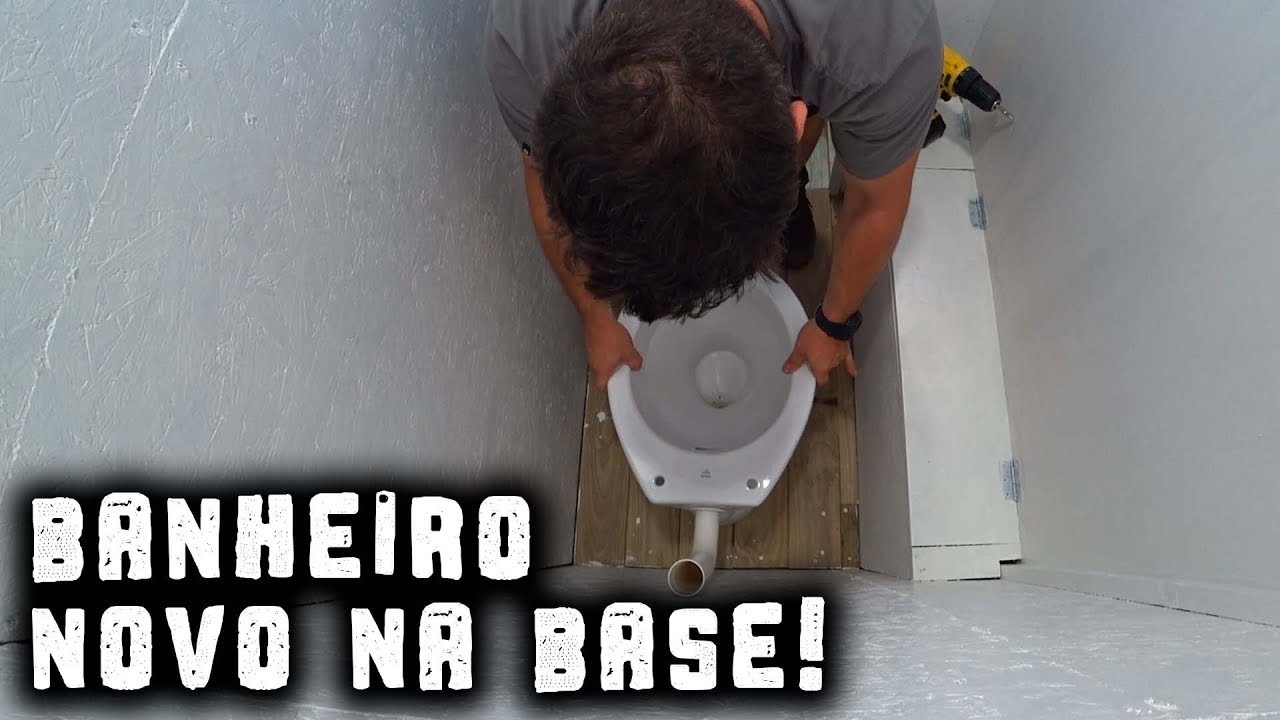 Instalando o banheiro permanente! - Base Container Ep.27