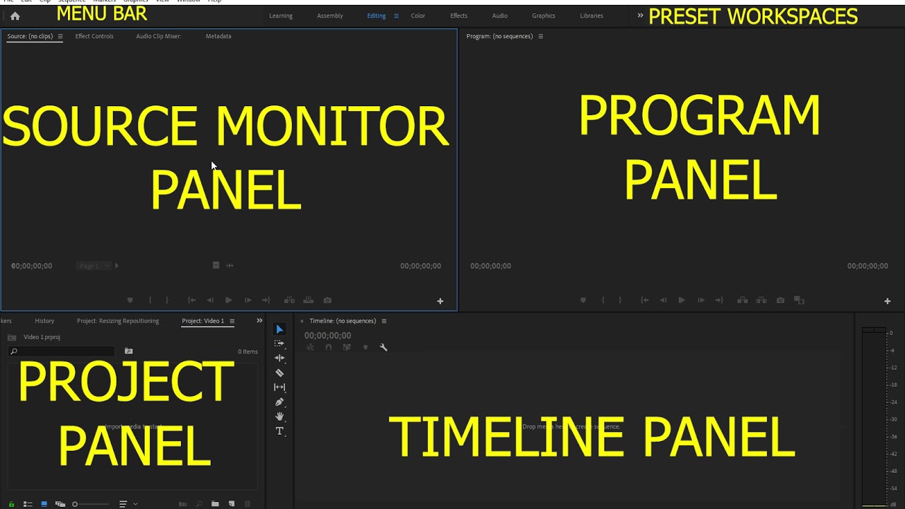 Premiere Pro Intro (Part 1): Tutorial & Basics