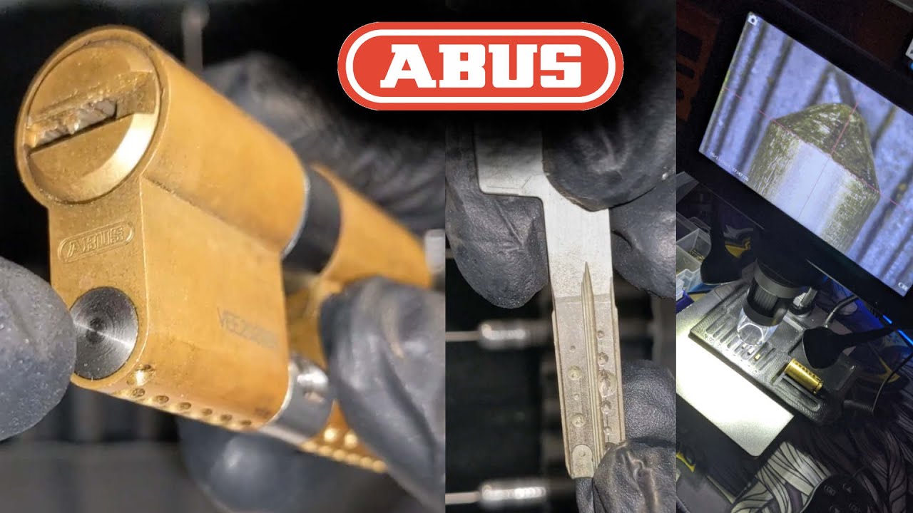 Ganzuado y despiece ABUS Vela cilindro de seguridad multipunto