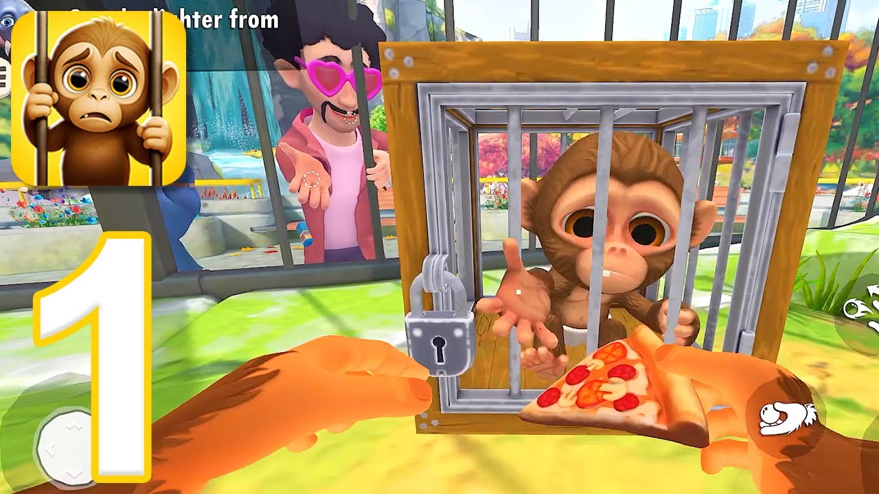 I Am Monkey Mobile &mdash; Прохождение игры, часть 1 &mdash; Обучающее видео (iOS, Android)