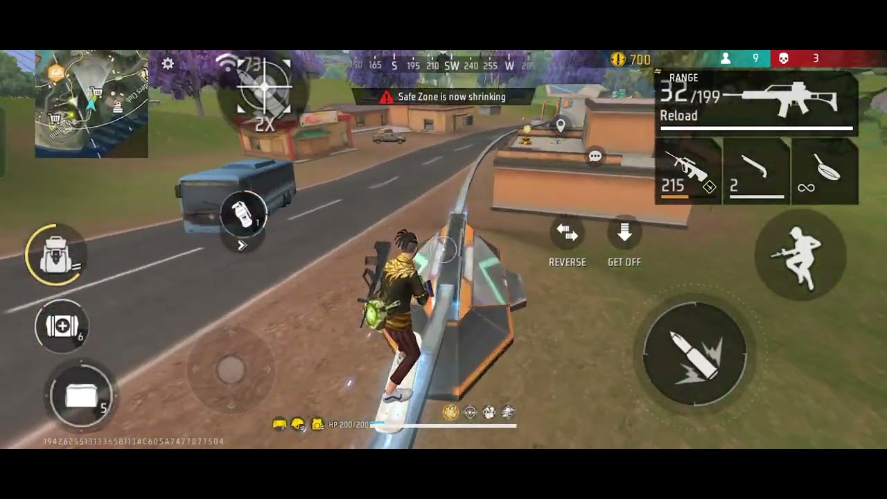 Thik of last zone 6kill 💪💪💯 free fire viral gameplay