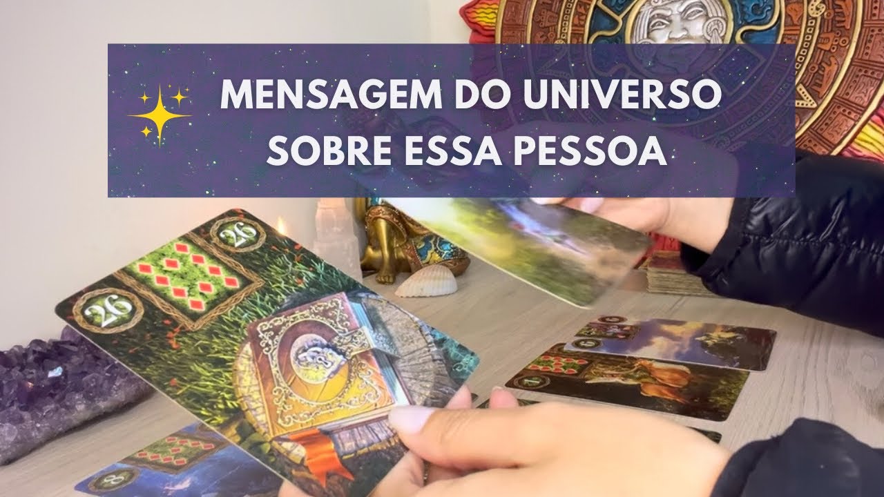 Pense em ALGUÉM e RECEBA uma MENSAGEM do UNIVERSO ✨