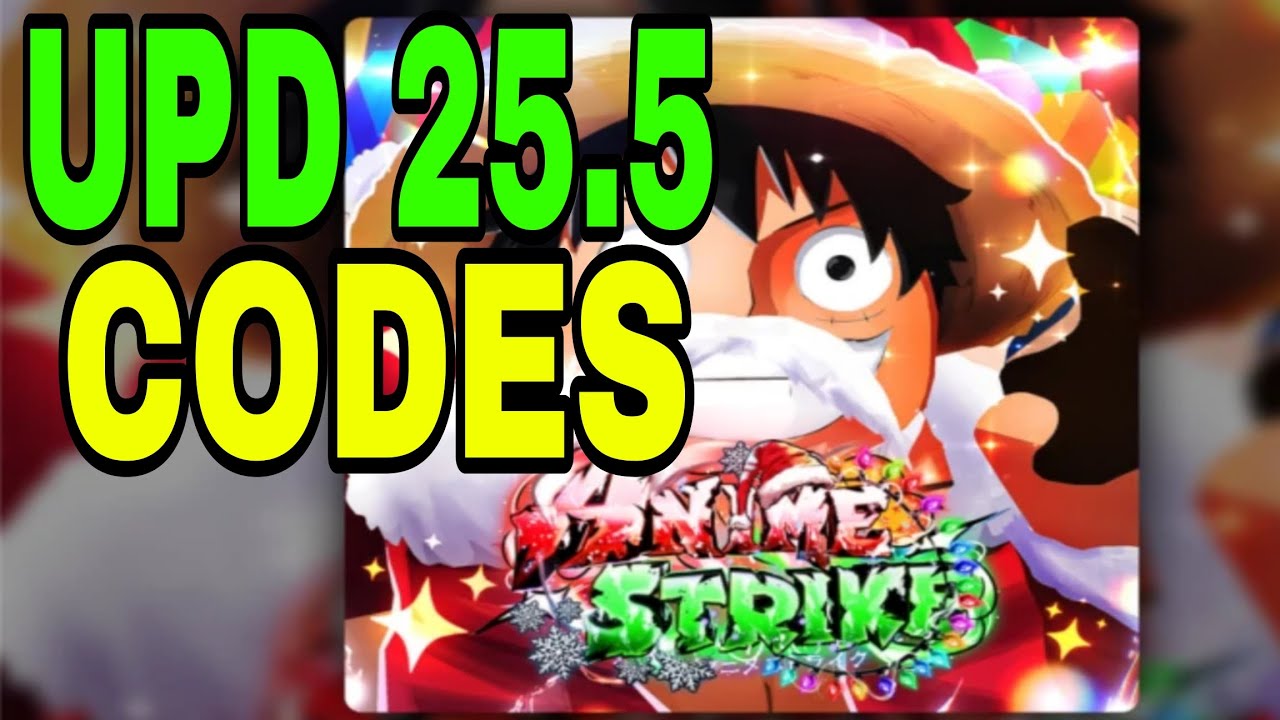 🎄 [UPD 25.5] ANIME STRIKE SIMULATOR CODES [ROBLOX]
