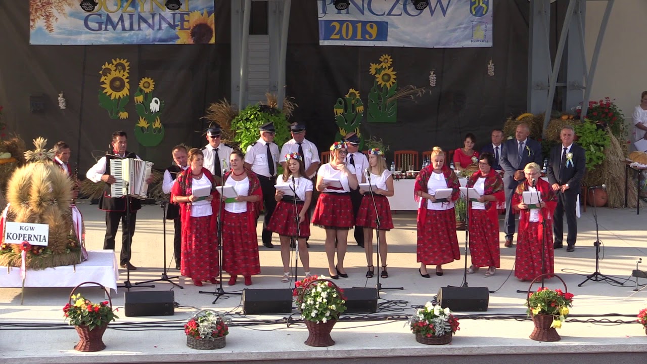 Ośpiewanie wieńca KGW Kopernia
