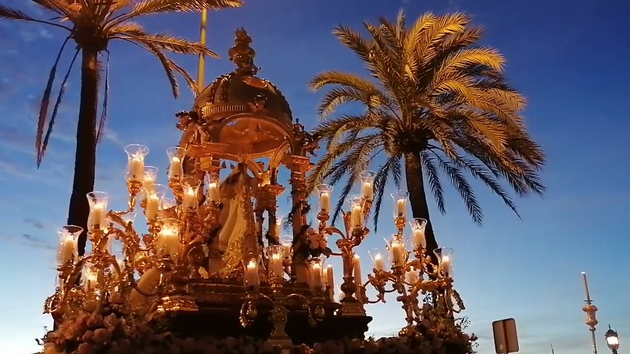 Virgen de la Palma coronada 2025. La Caleta.