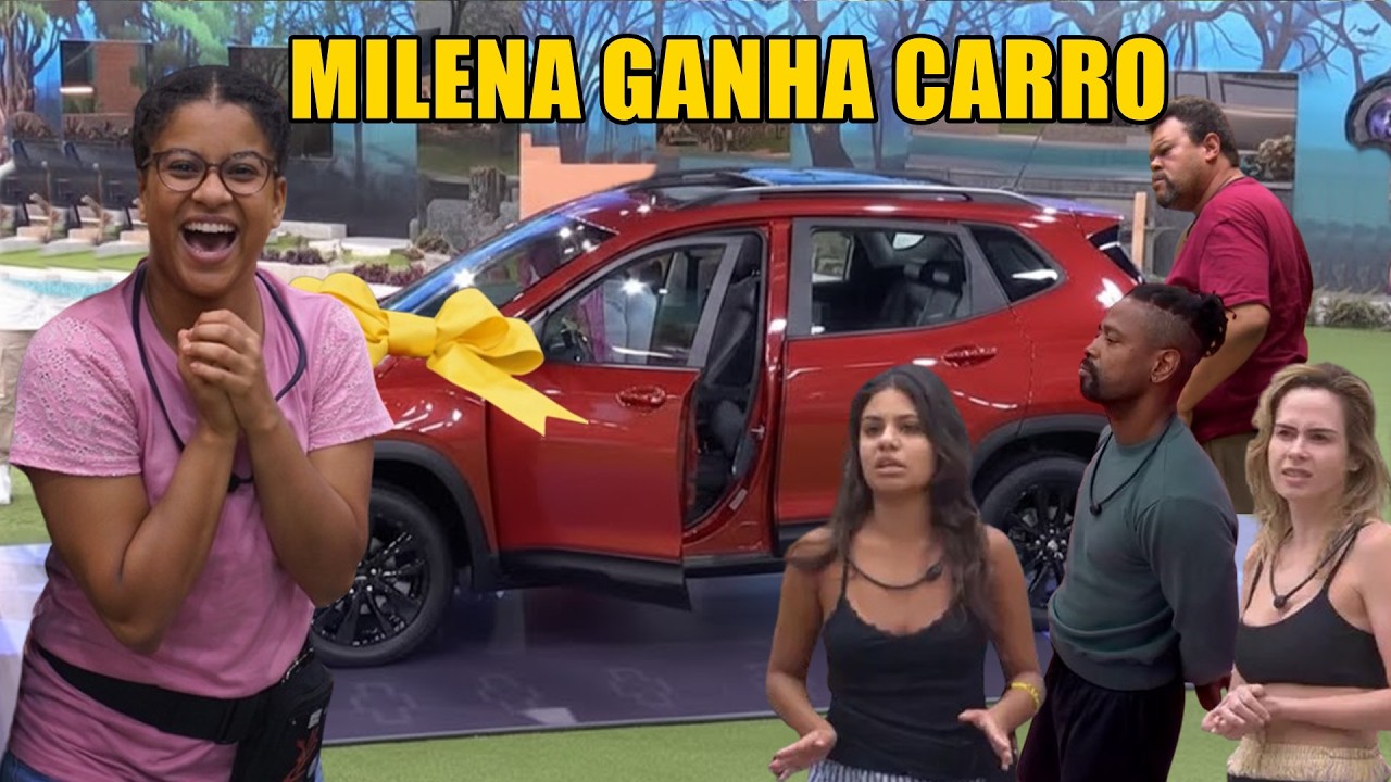 MILENA ABRE CAIXA MISTERIOSA GANHA CARRO ZERO