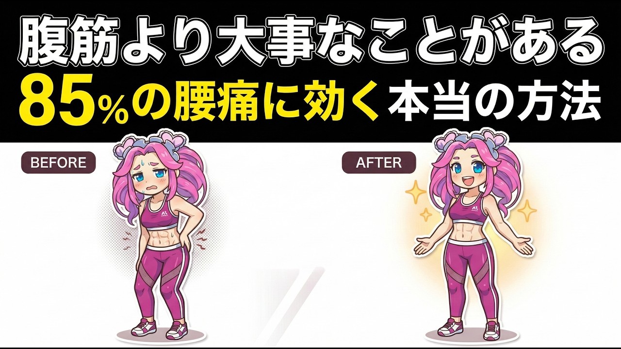 【腰痛】治らない原因は「安静しすぎ」。最強は“正しく知って歩くこと”