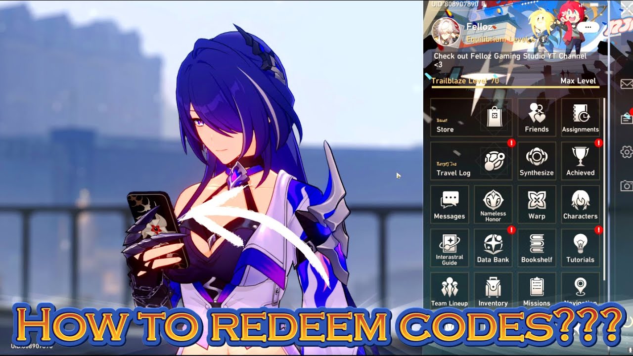 How to REDEEM codes in Honkai Star Rail??? (HSR)