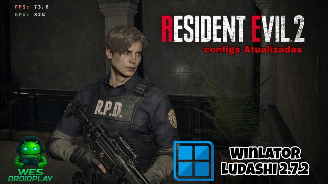 RESIDENT EVIL 2 REMAKE no ANDROID 🔥 Winlator Ludashi 2.7.2 | Edge 30 Ultra CONFIG ATUALIZADA