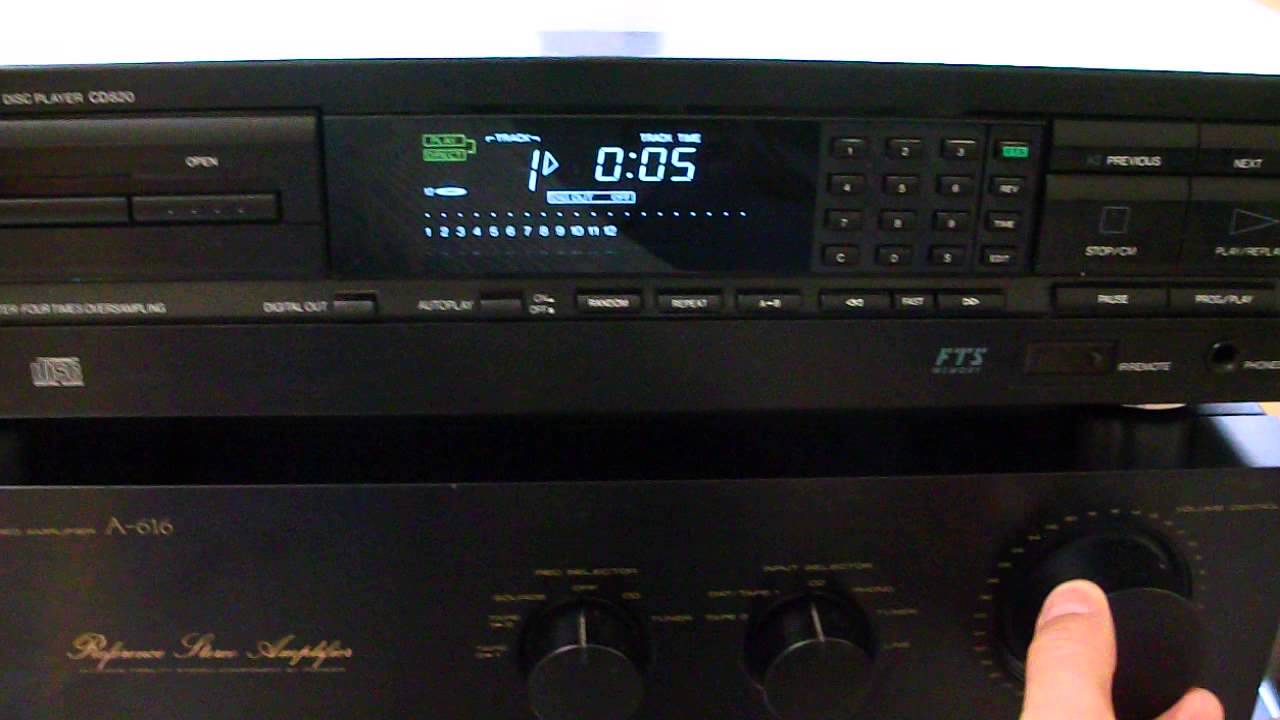 Philips CD 820 (TDA1541A) и Pioneer A-616