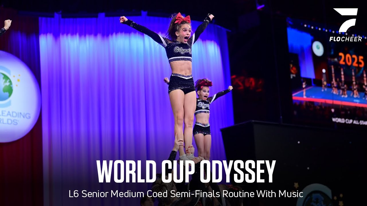 World Cup Odyssey L6 Senior Medium Coed Semifinals With Music - The Cheerleading Worlds 2025