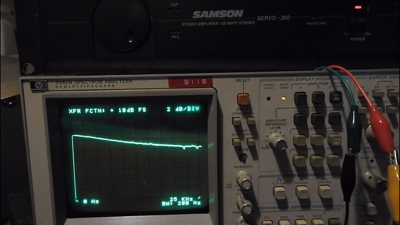 Samson Servo 260 Quick Measurements