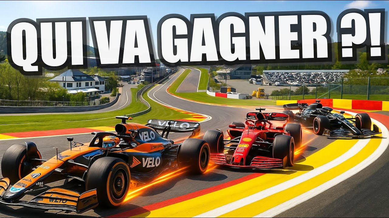 CHAOS au Grand Prix F1 de Belgique ! 🌟🔥 #f1 #formula1 #spafrancorchamps