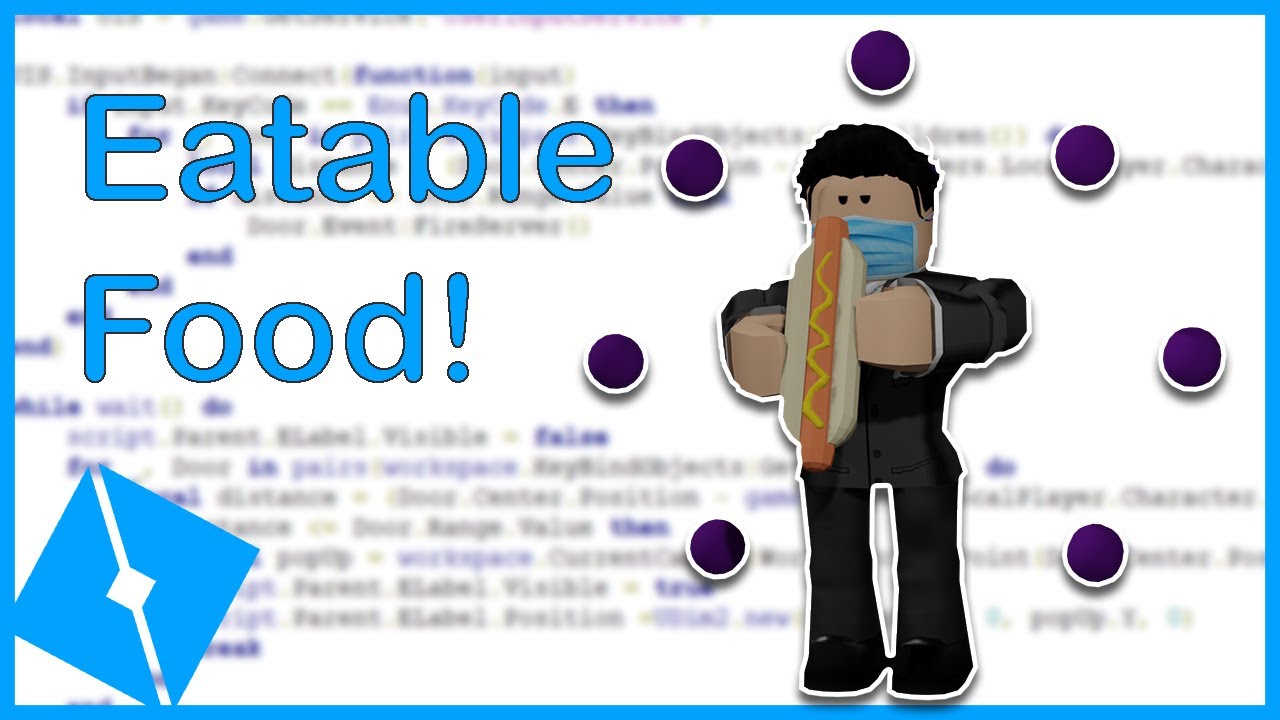 Roblox Studio - How to make eatable food