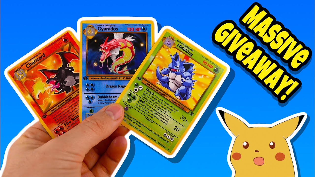 151 SHINY POKÉMON CARD GIVEAWAY! | SuperSmashPokemon