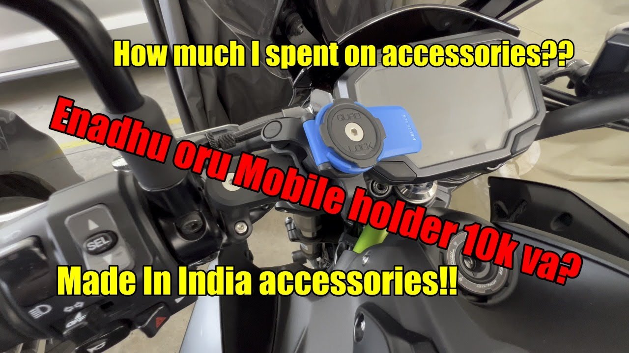 (தமிழ்) Kawasaki Z900 | Quad Lock | Accessories | Made In India Products |