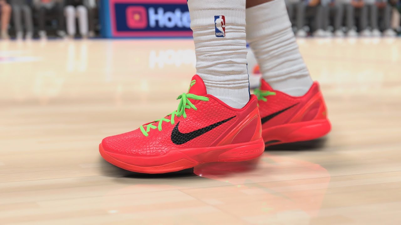 NBA 2K25 New Gen Shoe Creator Nike Kobe VI Reverse Grinch