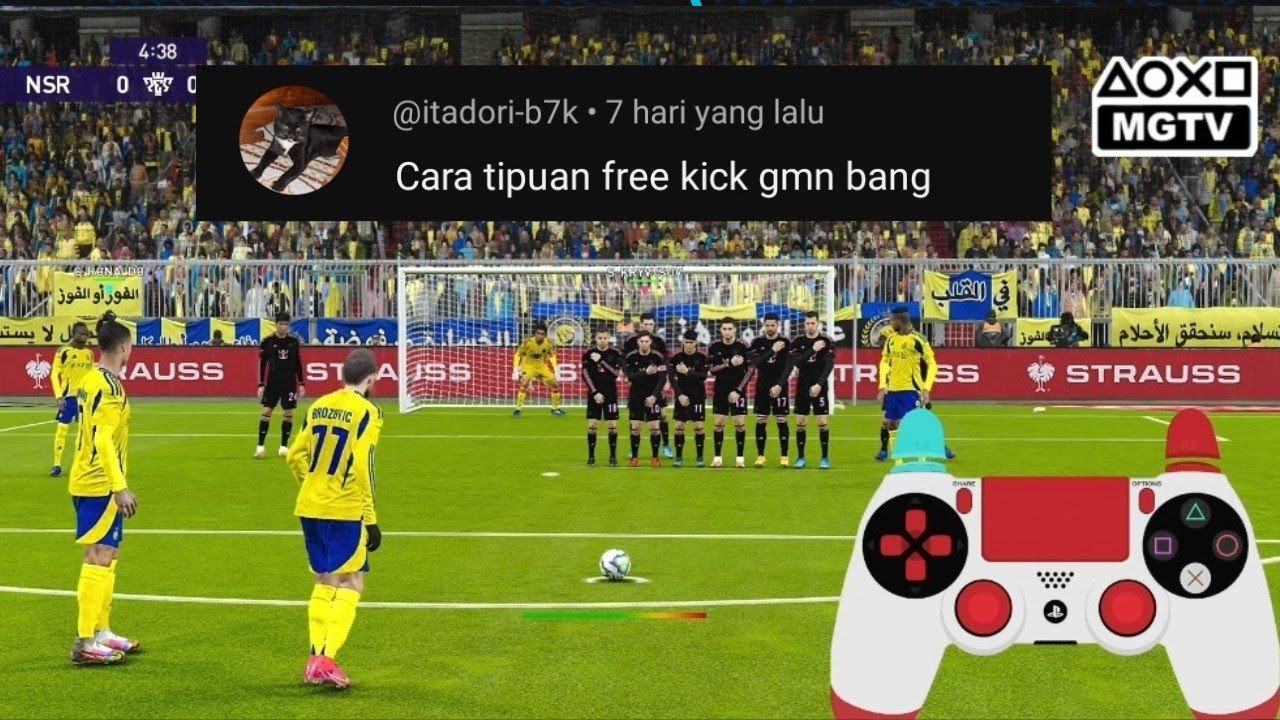 Tutorial Trik free kick menipu di efootball pes 2025