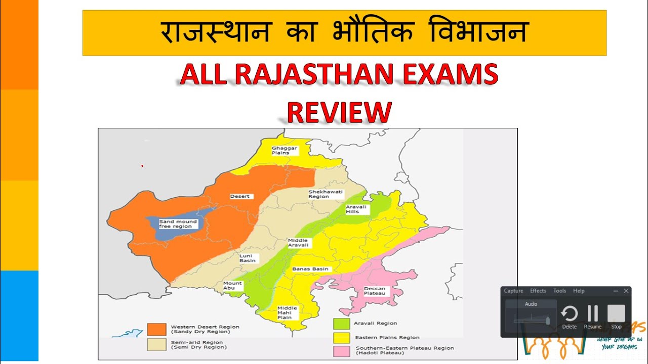राजस्थान का भौतिक विभाजन previous year question papers #REET2020 #Constable2020 #Patwar2020