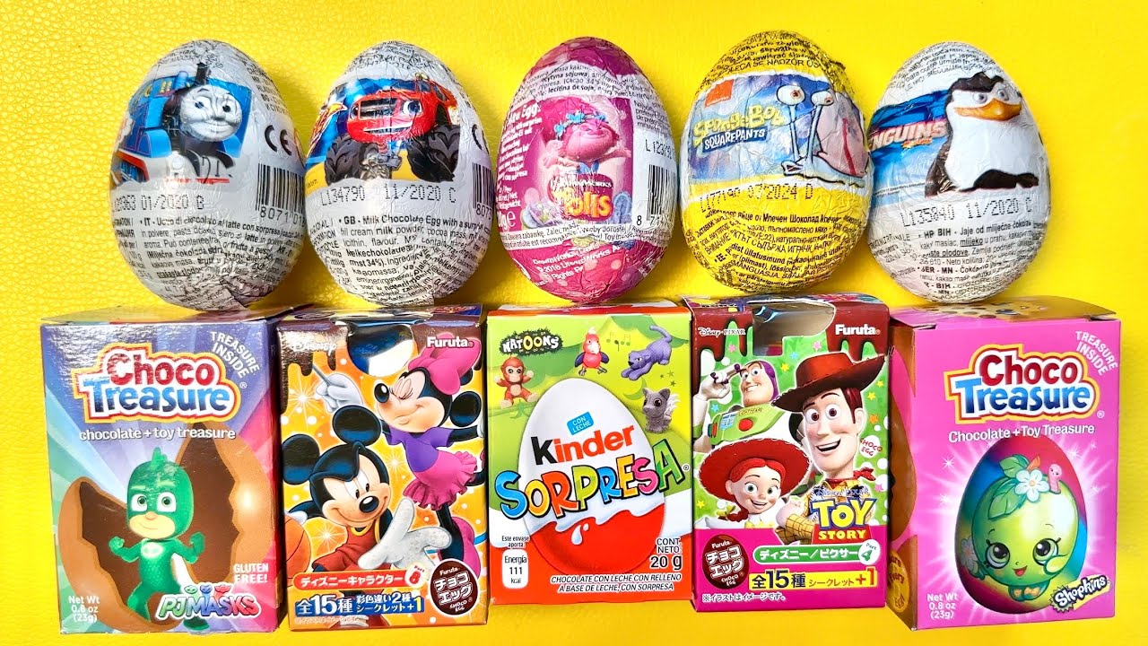 Asmr chocolate eggs - what’s inside ?